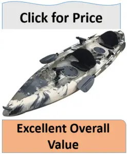 BKC tandem fishing kayak