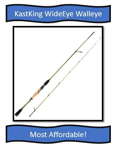 KastKing WideEye Walleye Fishing Rods - great choice