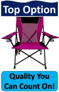 purple Kijaro camping chair