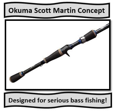 Okuma Scott Martin Concept Bass Fishing Rods