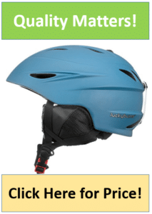 powder blue ski helmet