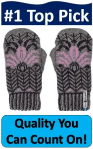 hand knit Swedish mittens