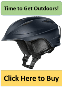outdoor master black ski helmet