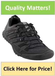 black outdoor running shoes
