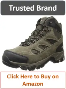 gray brown Hi-Tec mens hiking boots