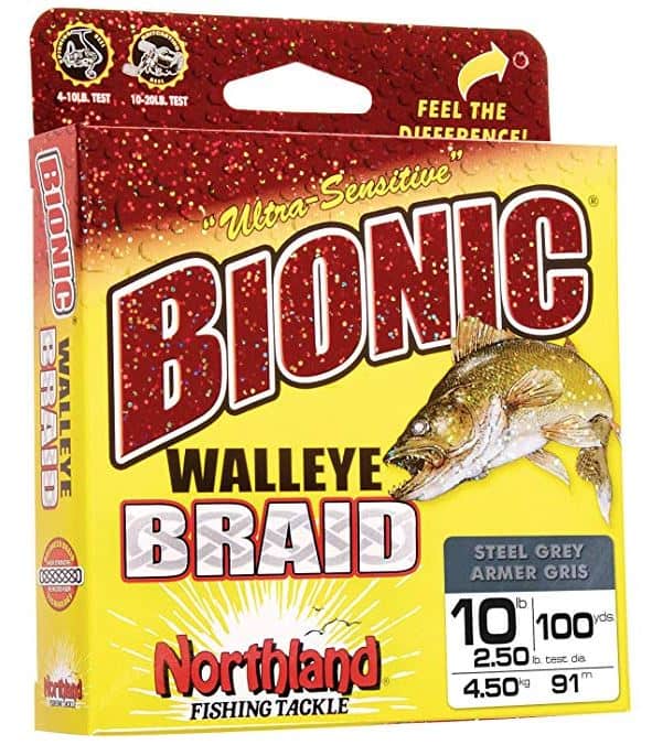 Northland Tackle Bionic Walleye Braided fishing line