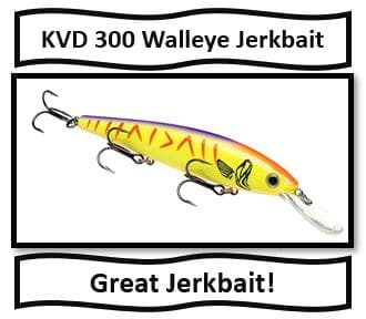 KVD 300 Walleye JerkBait - Best Walleye Fishing Lures new for 2019