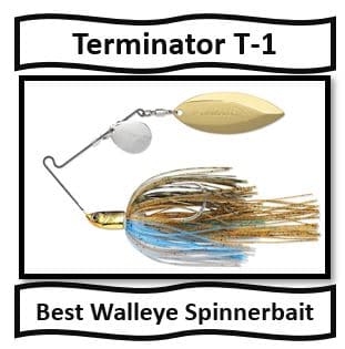 Terminator T-1 Spinnerbait - best walleye spinnerbait