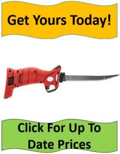 Bubba Li red handle electric fillet knife