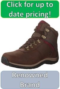 brown womens hiking boot