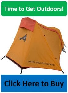 ALPS mystique tent with orange rain fly