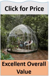 Clear garden dome tent