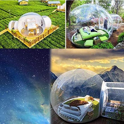 bubble dome in 4 scenarios