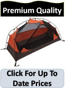 Orange and black mesh ALPS Mountaineering Chaos Tent