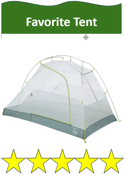 Big Agnes backpacking tent