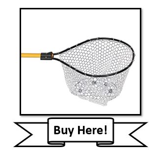 Frabill Conservation Series Clear Rubber Fishing Net