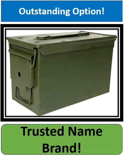 Military Issued U.S. G.I. 50-Caliber Ammo Box